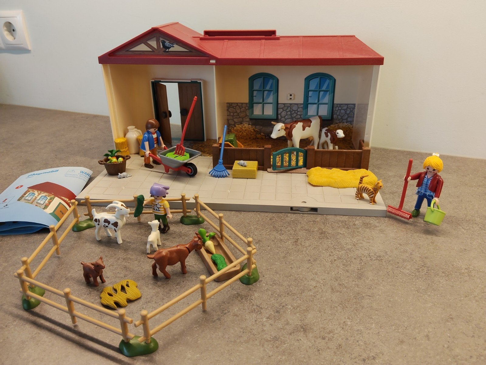 Playmobil Boerderij met Dieren en Figuren, Ophalen, Zo goed als nieuw