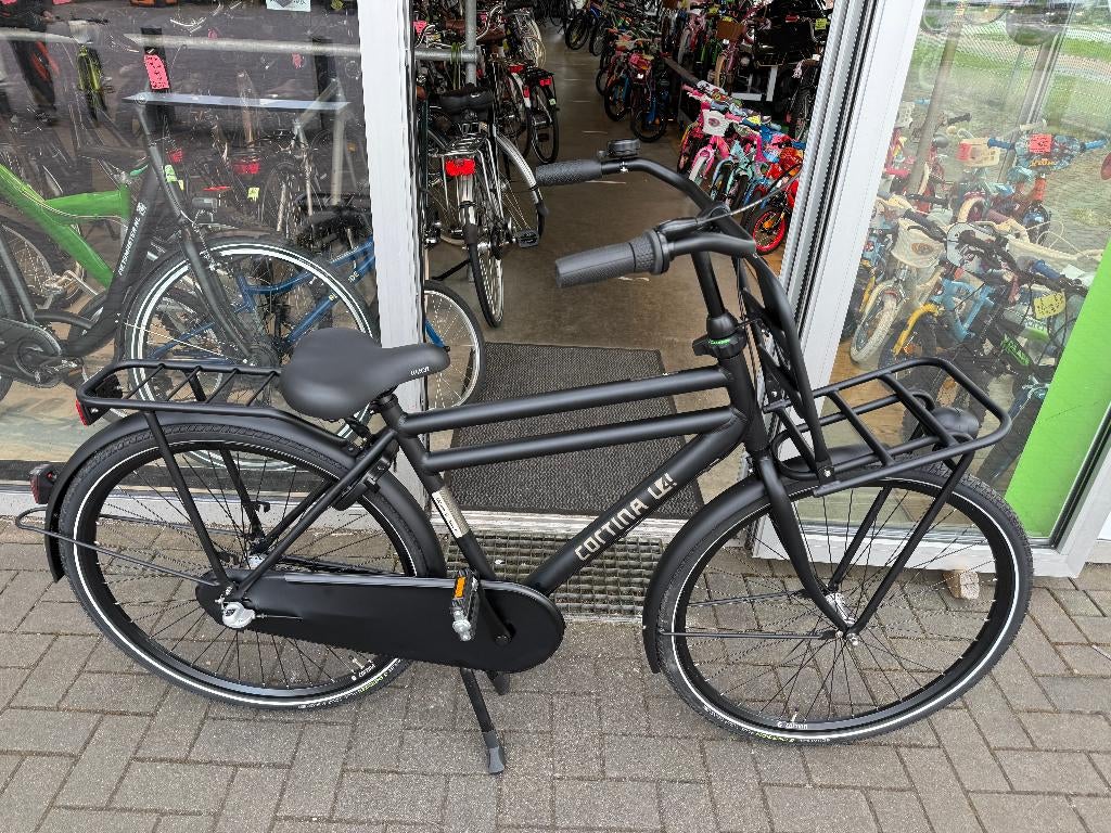 FIETSMASTER CORTINA U4 28 INCH HEREN 50 CM NEXUS 3 MAT ZWART, Overige merken, Versnellingen, Nieuw, 49 tot 53 cm