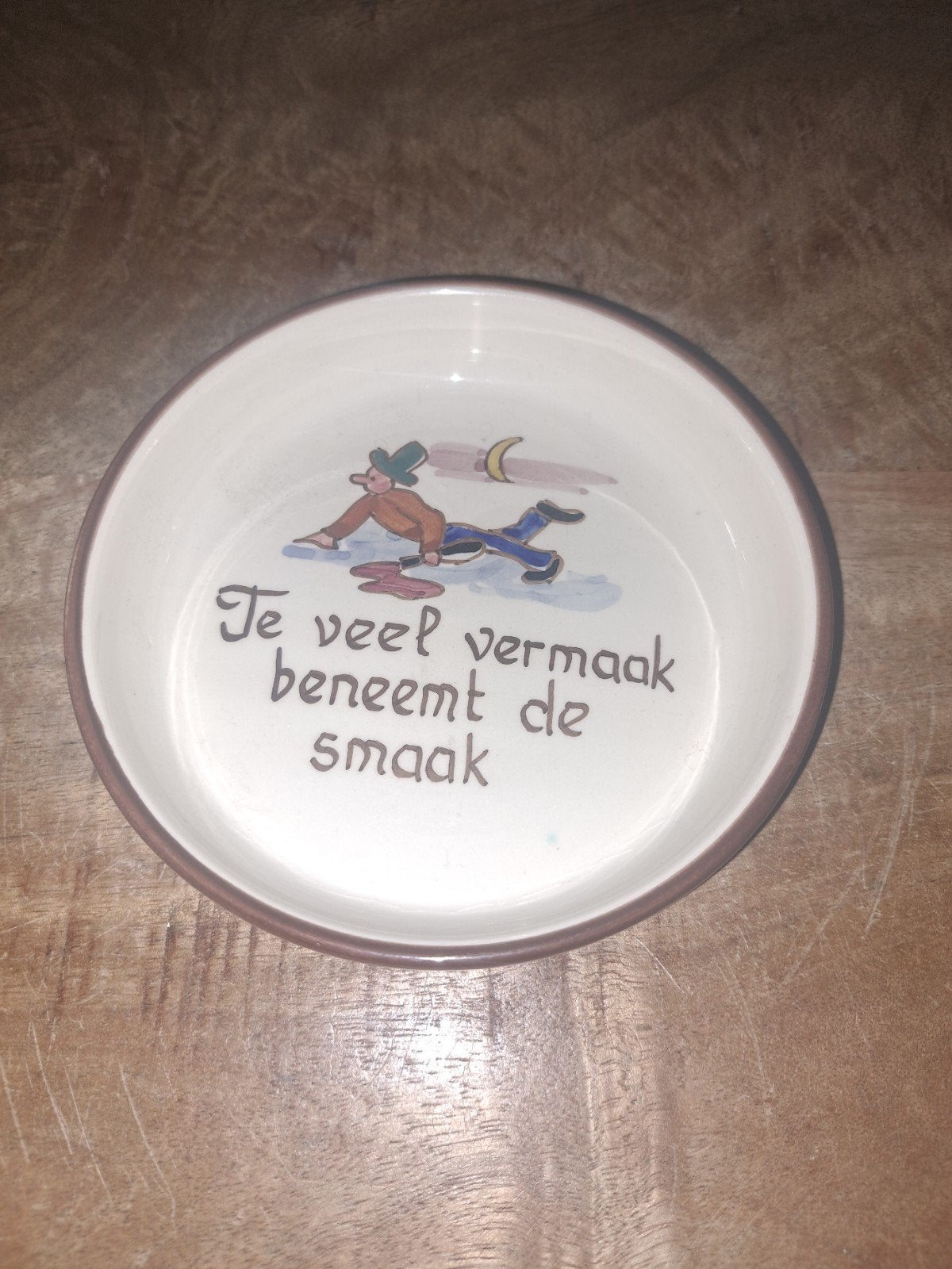 Vlieg uut soest wandbordje met tekst, Ophalen of Verzenden