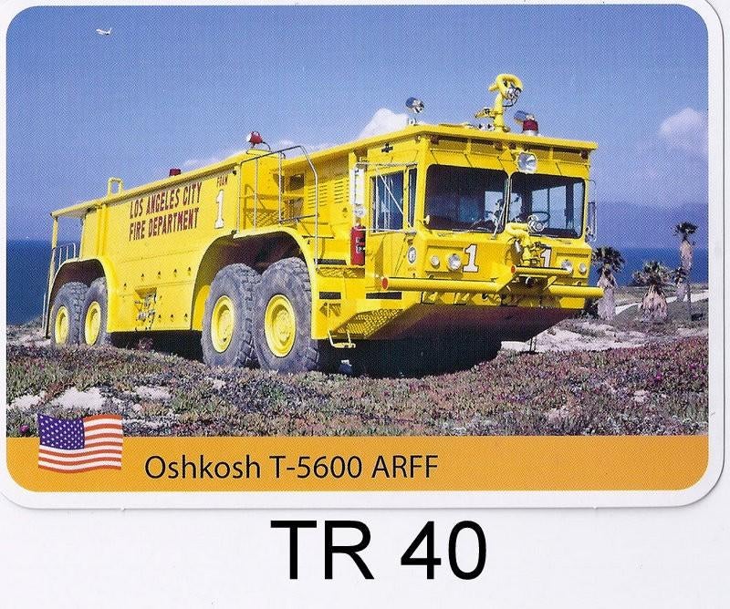 Tr40 autokaart truck oshkosh t-5600 arff, Ophalen of Verzenden, Zo goed als nieuw, Auto's