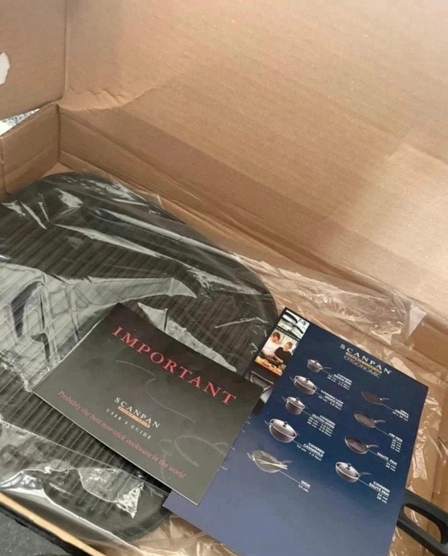 Scanpan Titanium Grillplaat - Nieuw in Verpakking, Overige materialen, Antiaanbaklaag, Overige typen, Nieuw
