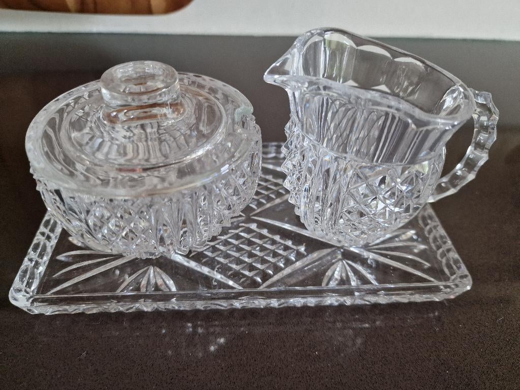 Kristal Roomstel, Antiek en Kunst, Antiek | Glas en Kristal, Ophalen