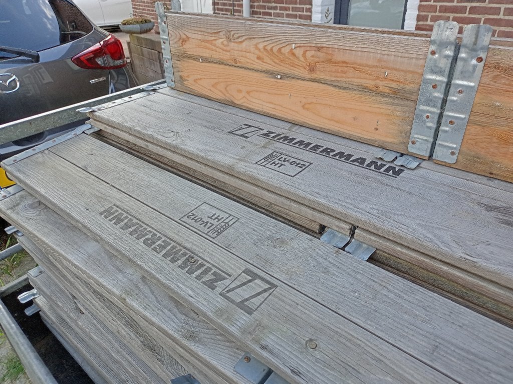 Palletranden moestuin bloembak kweekbak, Ophalen, Gebruikt, Minder dan 30 cm, 100 cm of meer