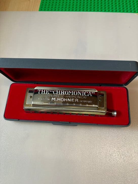 Hohner Chromonica 260 C-mondharmonica met koffer, Ophalen, Zo goed als nieuw, Met koffer of doosje, C-mondharmonica