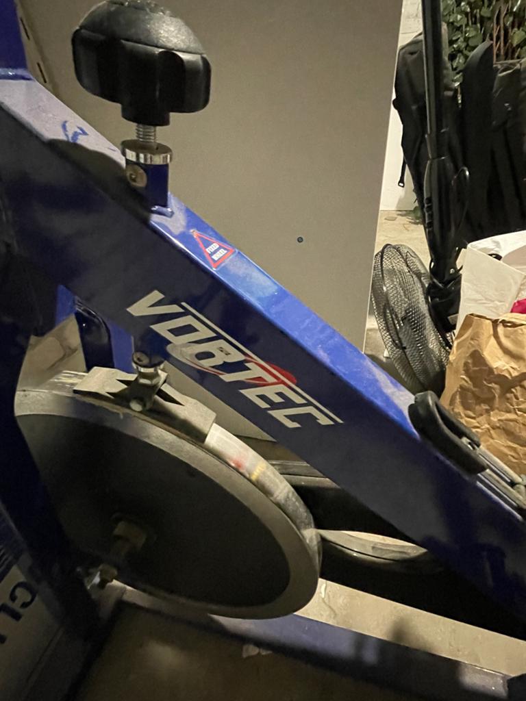 Vortec V450 Spinningfiets - Blauw, Ophalen, Gebruikt, Spinningfiets, Metaal