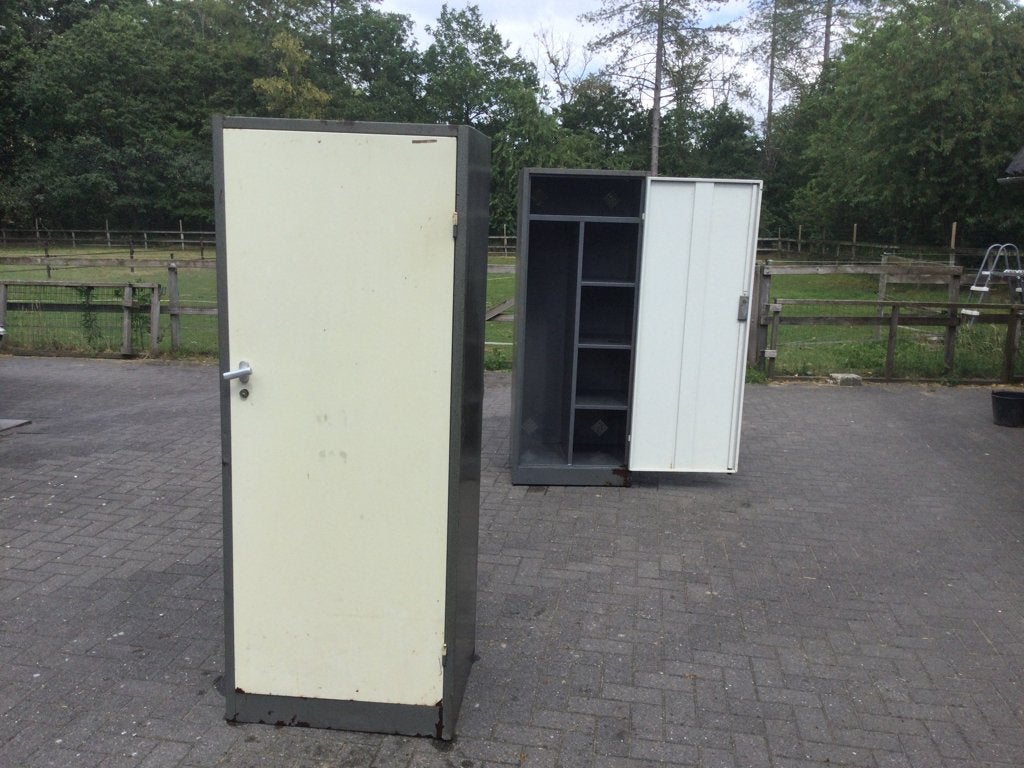 Stalen kasten, Huis en Inrichting, Ophalen, Overige materialen, Gebruikt, Stalen kasten