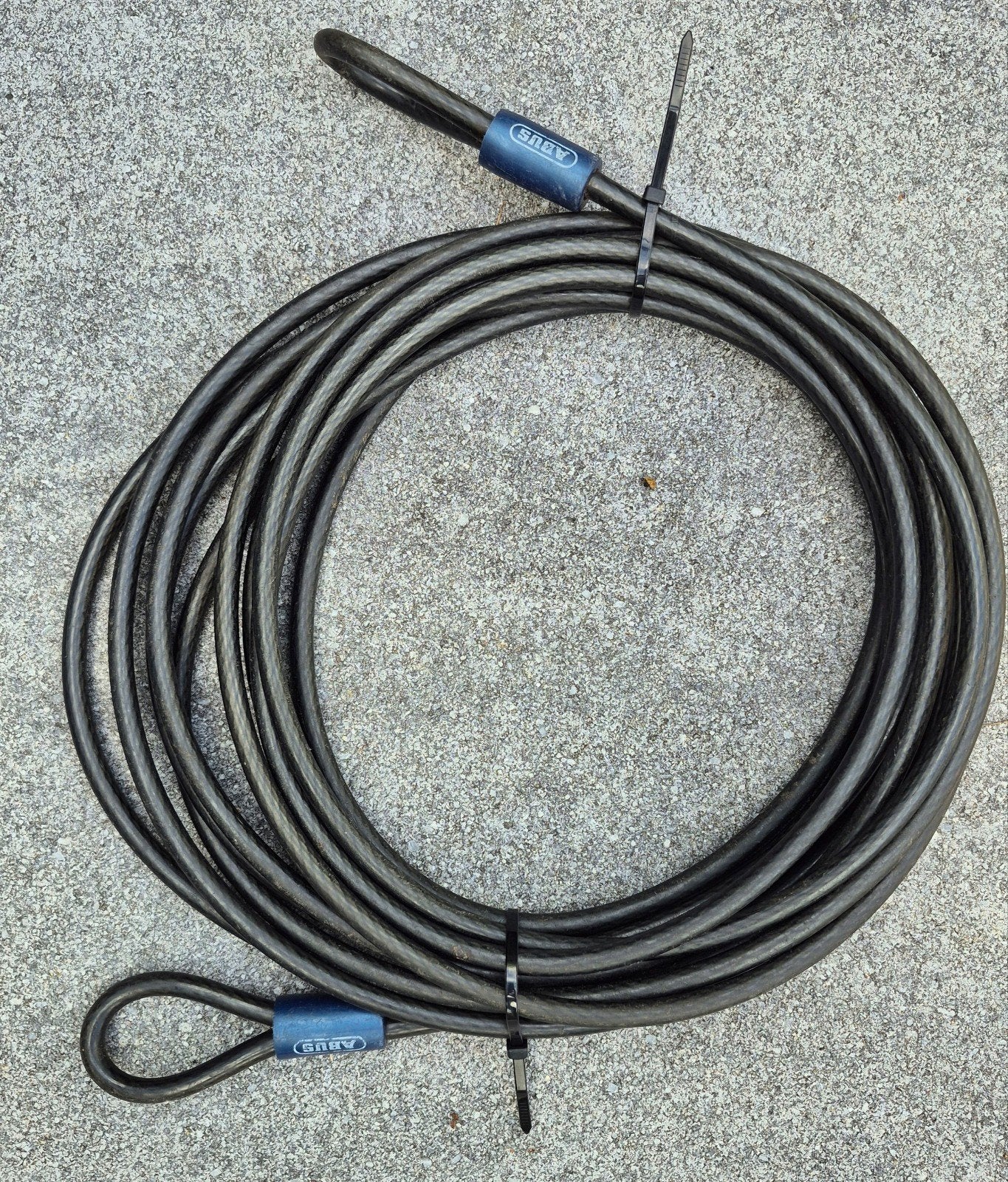 Abus Kabelslot 10mmx10 meter met Lus, Ophalen of Verzenden, Zo goed als nieuw