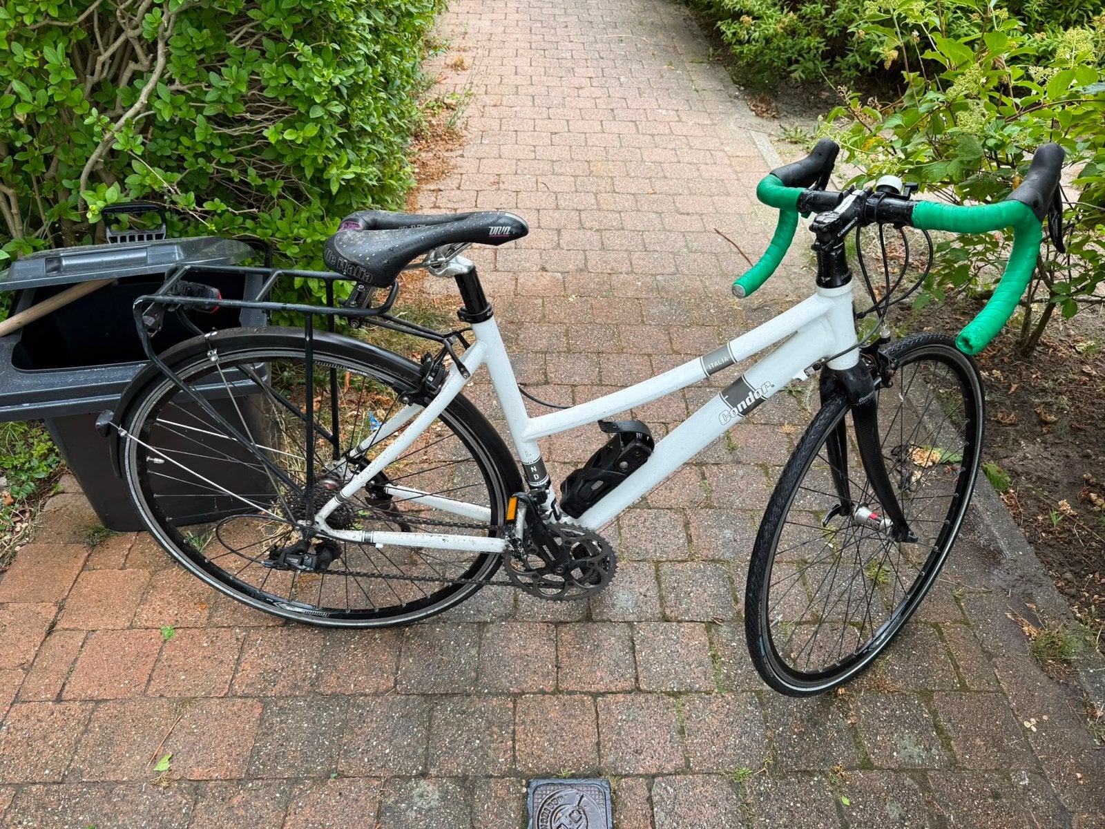 Condor Pioggia Carbon racefiets - Wit, SRAM Apex, 28 inch, Gebruikt, Velgrem, Meer dan 20 versnellingen
