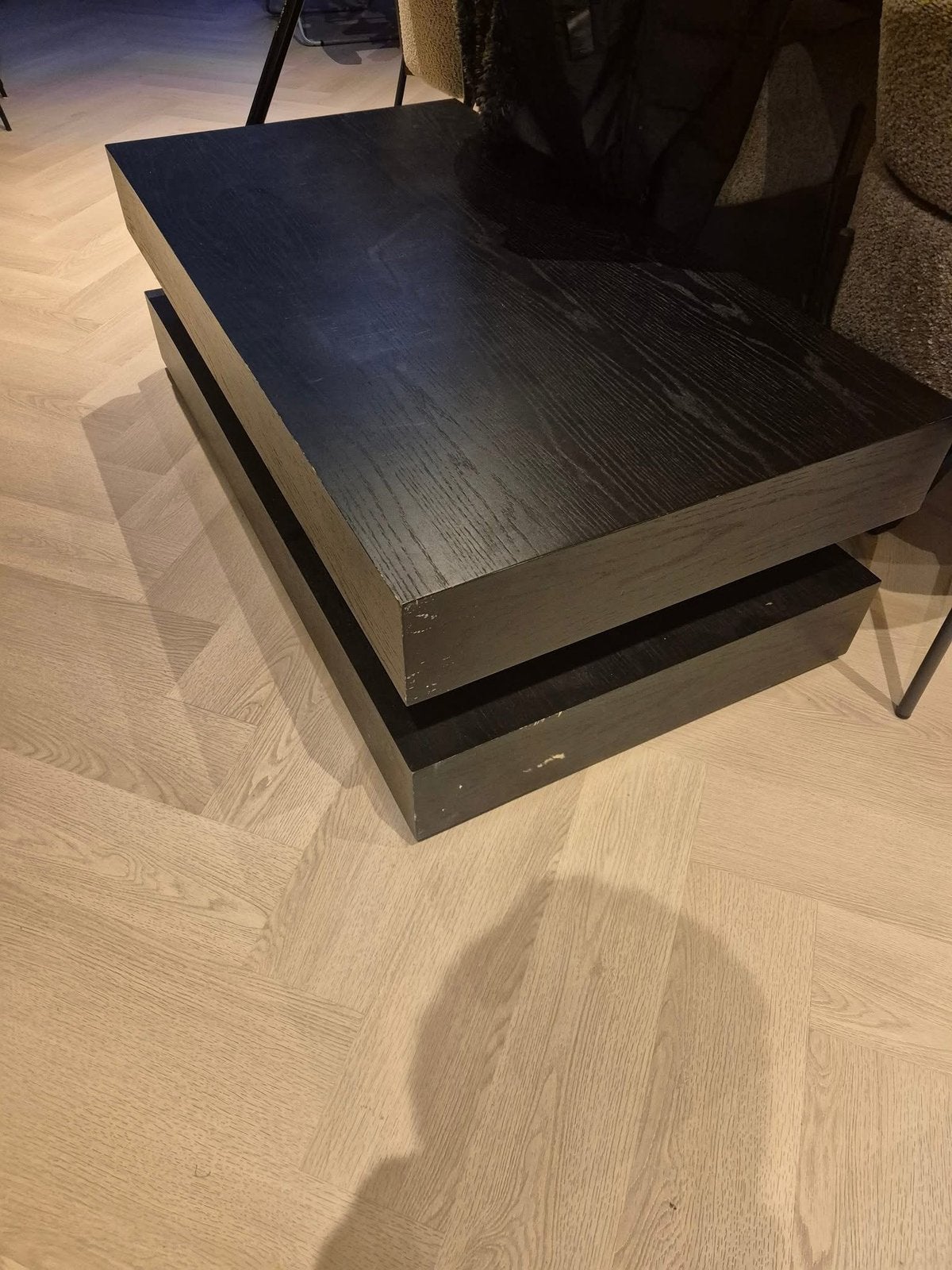 Salon tafel, Ophalen, Gebruikt, Rond, 50 tot 100 cm