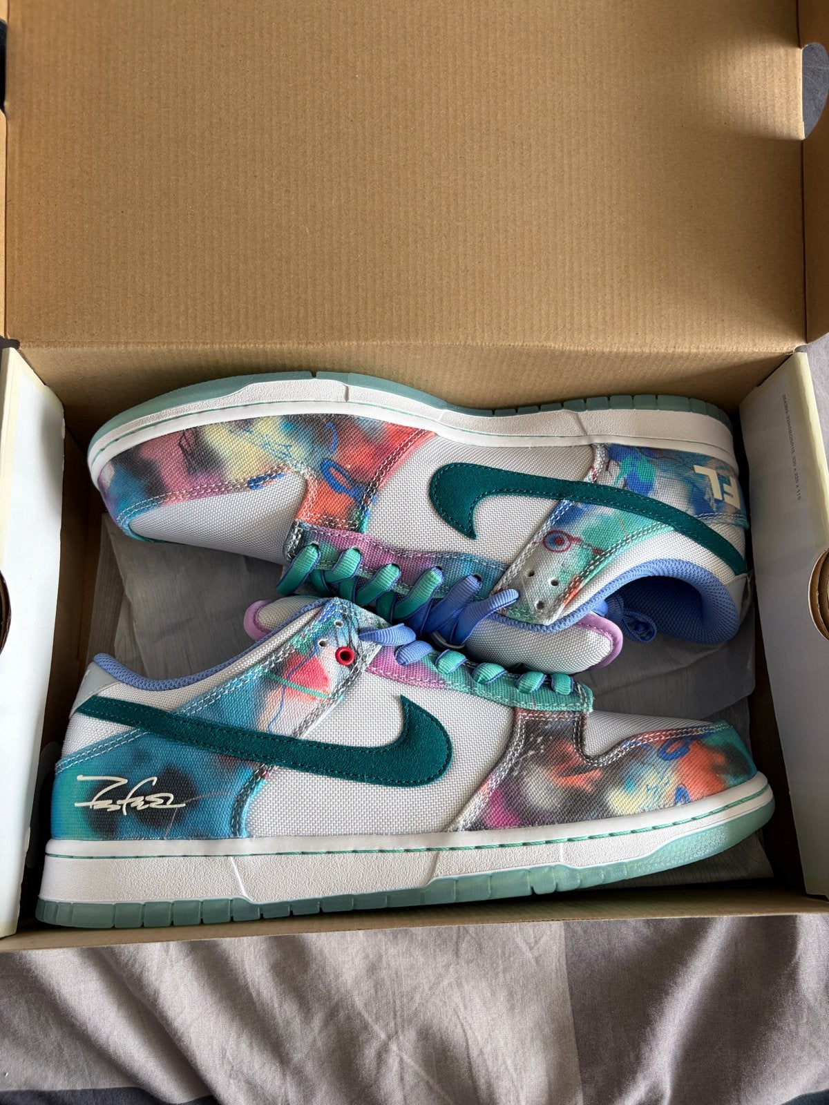 Nike SB Dunk Low Futura Laboratories Maat 45, Overige kleuren, Nieuw, Ophalen of Verzenden, Sneakers of Gympen