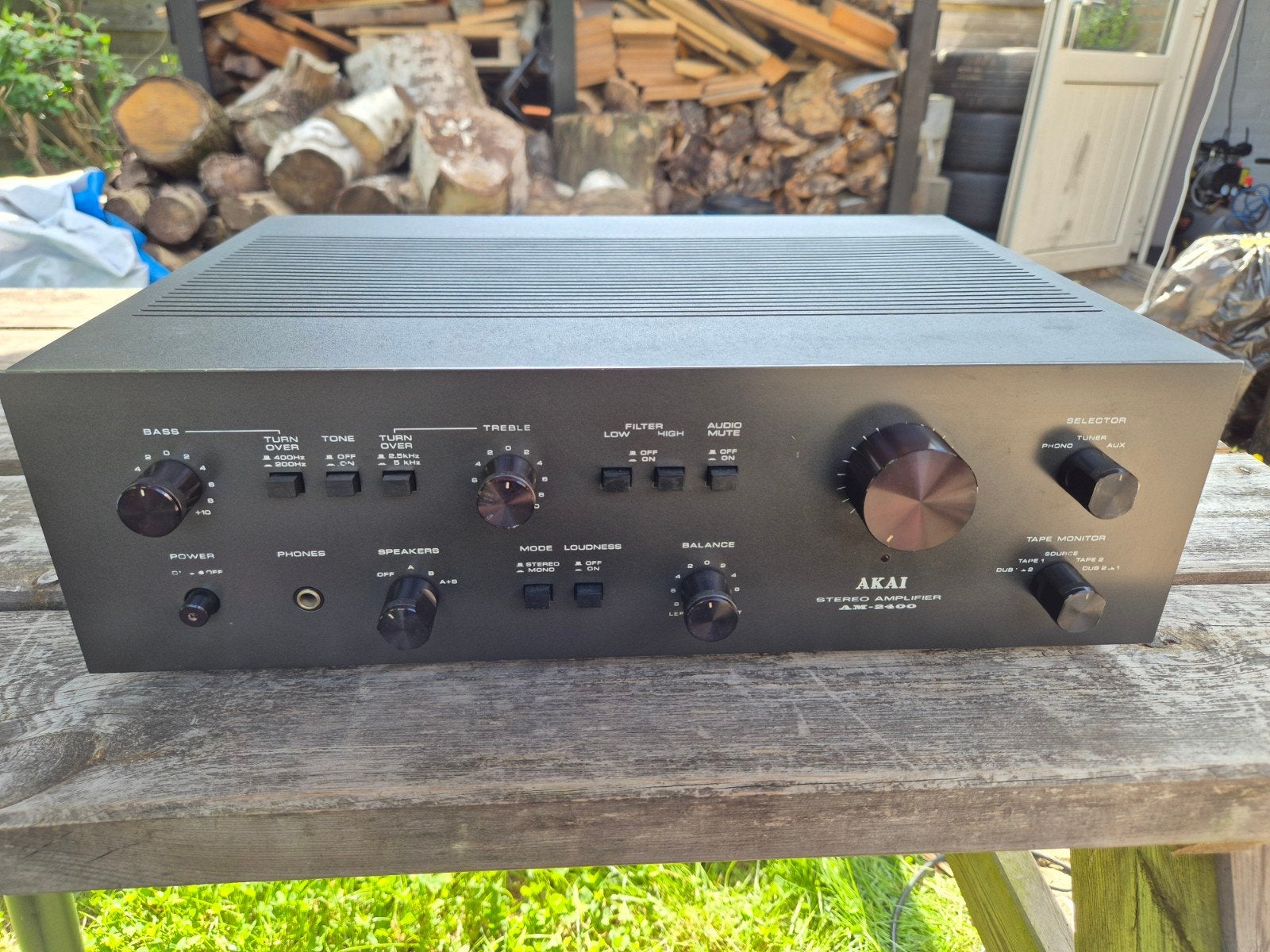 Akai AM-2400 Stereo Geïntegreerde Versterker, Ophalen of Verzenden