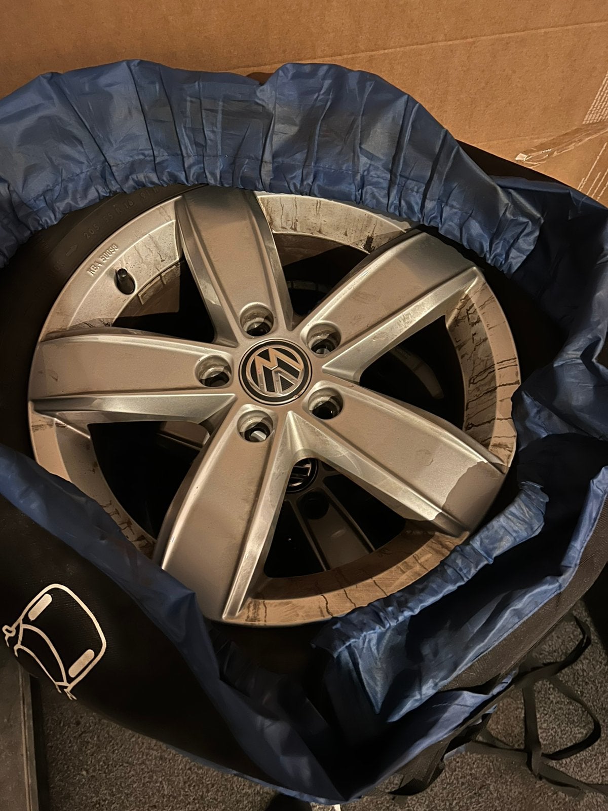 5x112 Vw Golf 7 16inch, Auto-onderdelen, Banden en Velgen, Ophalen, Zomerbanden, Banden en Velgen