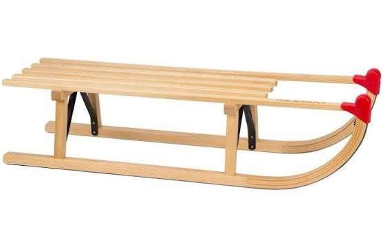 houten slee 100 cm, Ophalen of Verzenden, Nieuw, Hout