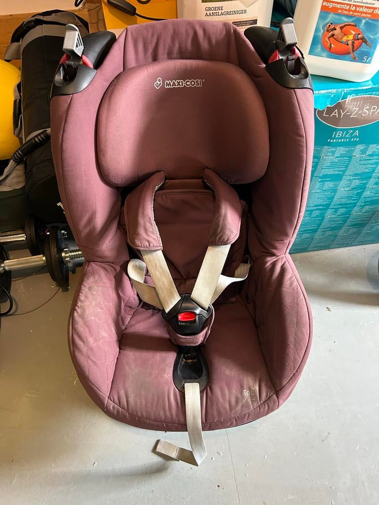 Maxi-Cosi Tobi autostoel roze met schone hoes, Ophalen, Verstelbare rugleuning, 9 t/m 18 kg, Maxi-Cosi