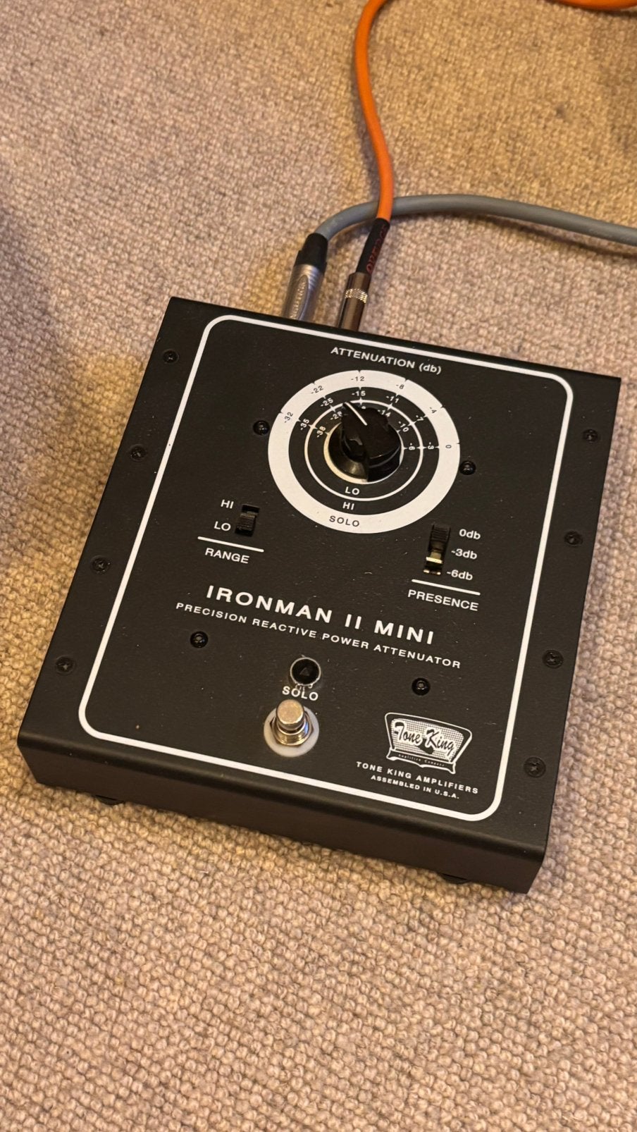Tone King Ironman II Mini Attenuator, Ophalen of Verzenden, Zo goed als nieuw