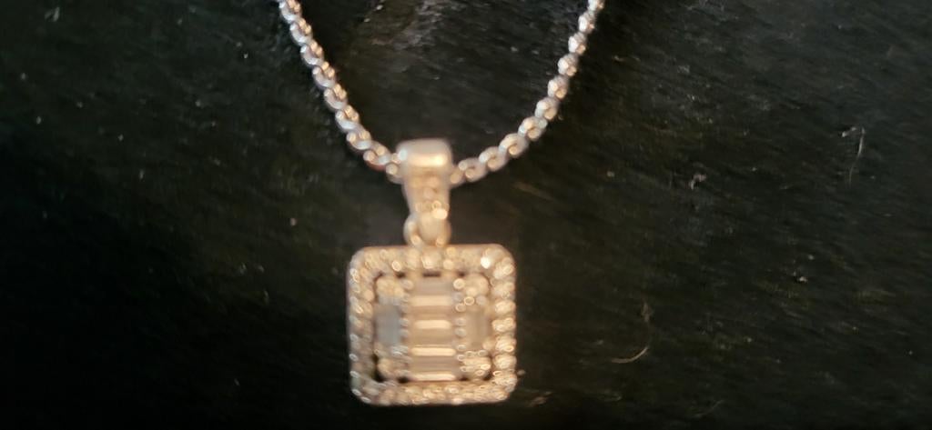 Prachtige, verfijnde ketting met een luxe hanger., Ophalen of Verzenden, Zilver
