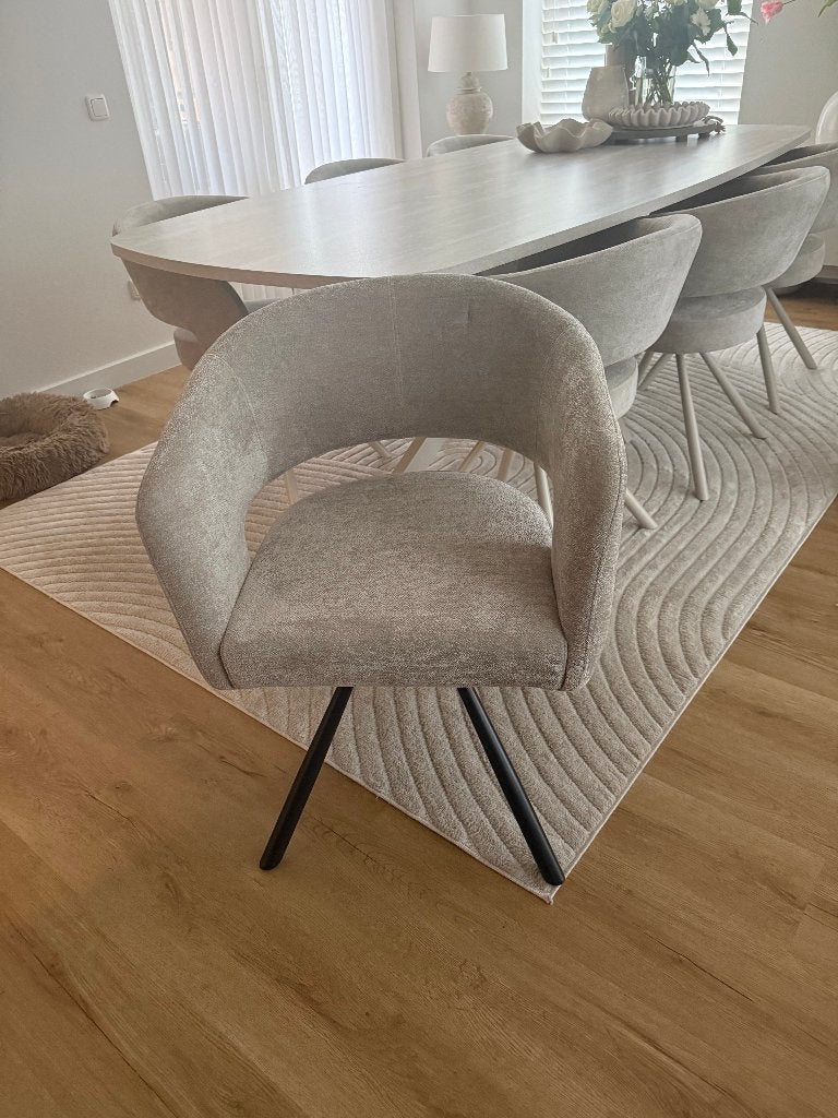 Nieuwe comfortabele eetkamer stoelen met draaisysteem, Ophalen, Overige kleuren, Nieuw, Stof