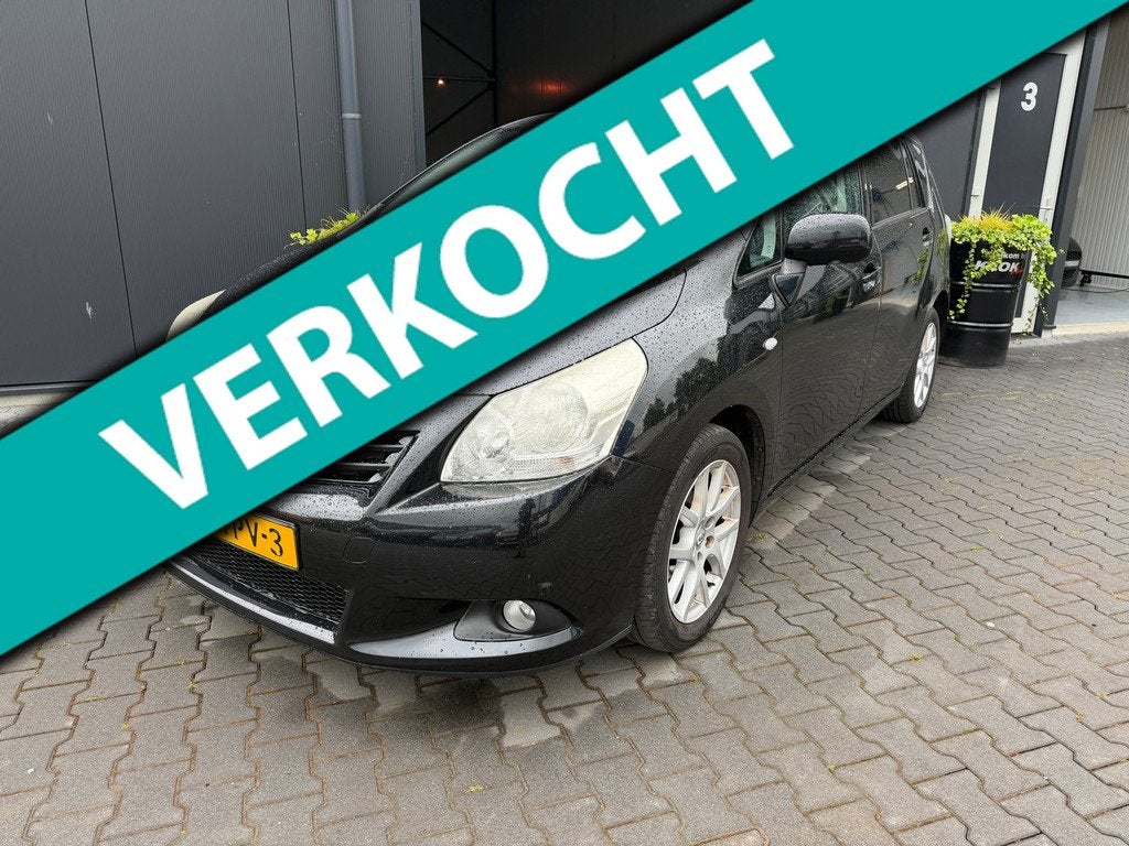 Toyota Verso 1.6 VVT-i Business, Auto's, Toyota, Voorwielaandrijving, Euro 5, Gebruikt, Zwart