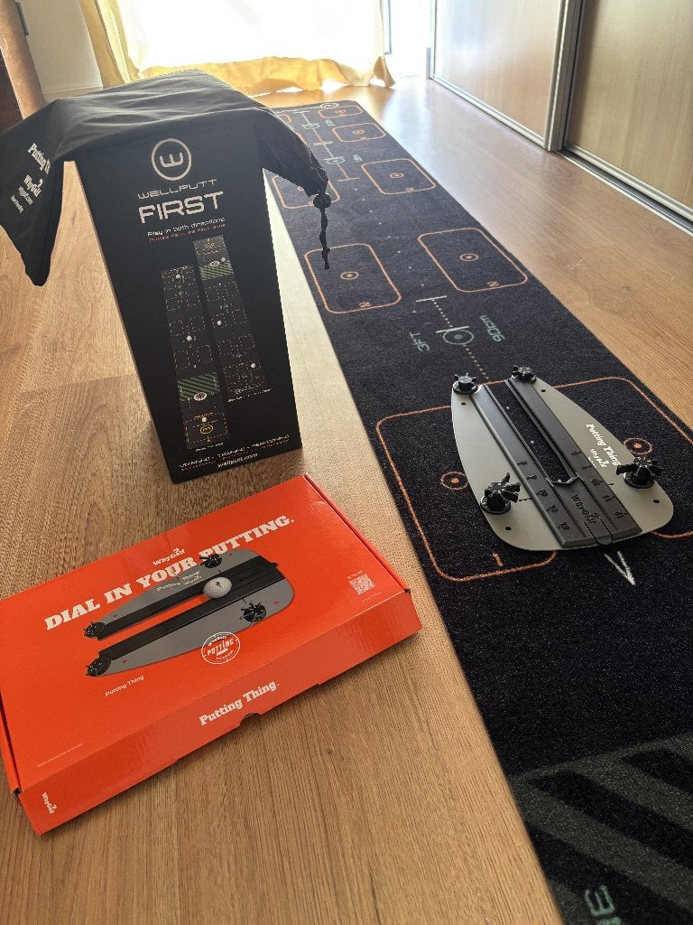 Wellput First putting mat + Whygolf Putting Thing, Ophalen, Gebruikt, Overige typen