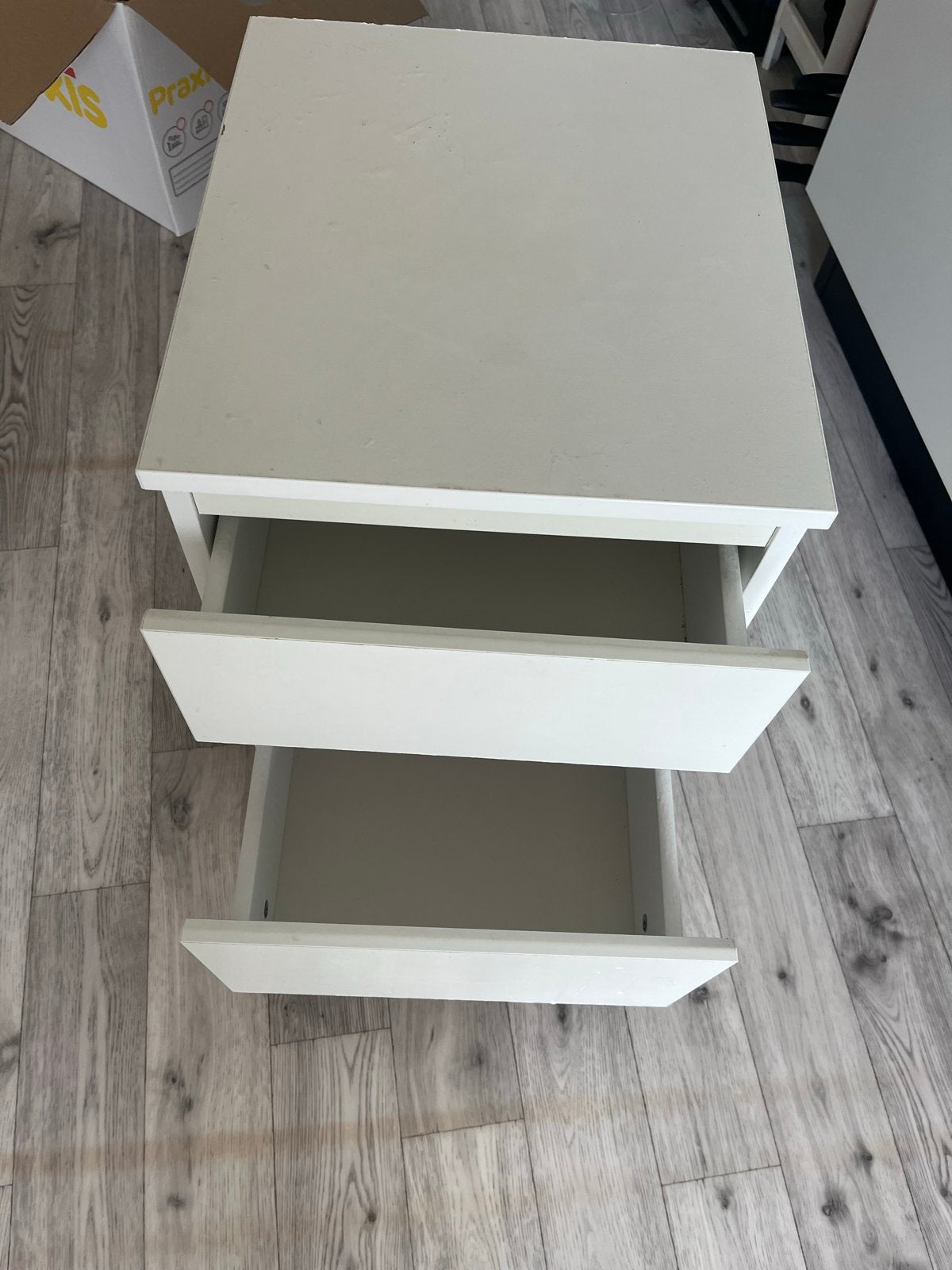 GRATIS IKEA KULLEN Ladekast 2 laden wit, Ophalen, Minder dan 50 cm, Gebruikt, 1 of 2 laden