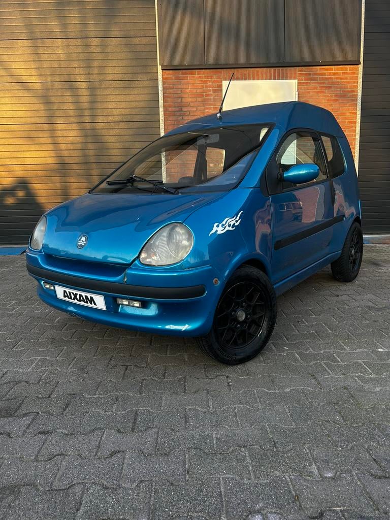 Aixam 500.4 minivan | verhoogd dak | Alu sport velgen |, Vds-minicars, Zo goed als nieuw, 16 km/u of meer, 46 km of meer