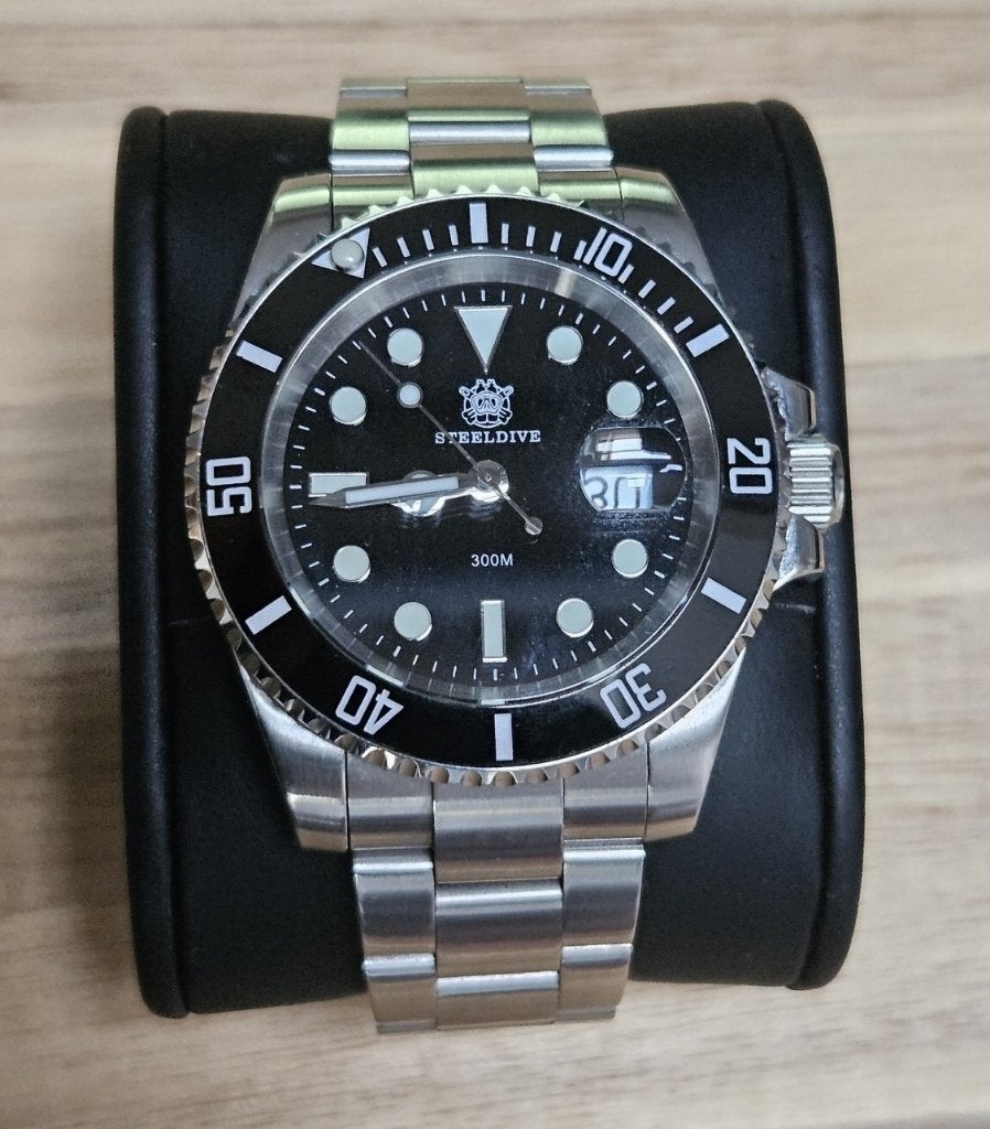 Steeldive Quartz duikershorloge SD8205, Overige merken, Staal, Staal, Polshorloge