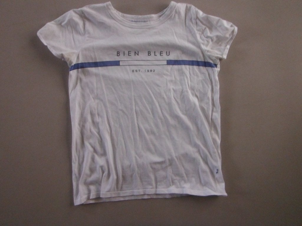 wit Bien Bleu t-shirt, mt S, Verzenden, Wit, Zo goed als nieuw, Korte mouw