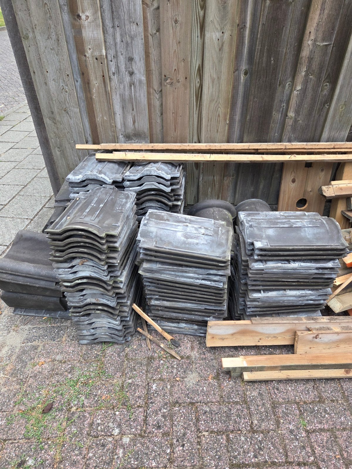 Dakpannen Van Oordt (03), Doe-het-zelf en Verbouw, Dakpannen en Dakbedekking, Ophalen, Gebruikt, Steen of Klei, 5 tot 10 m²
