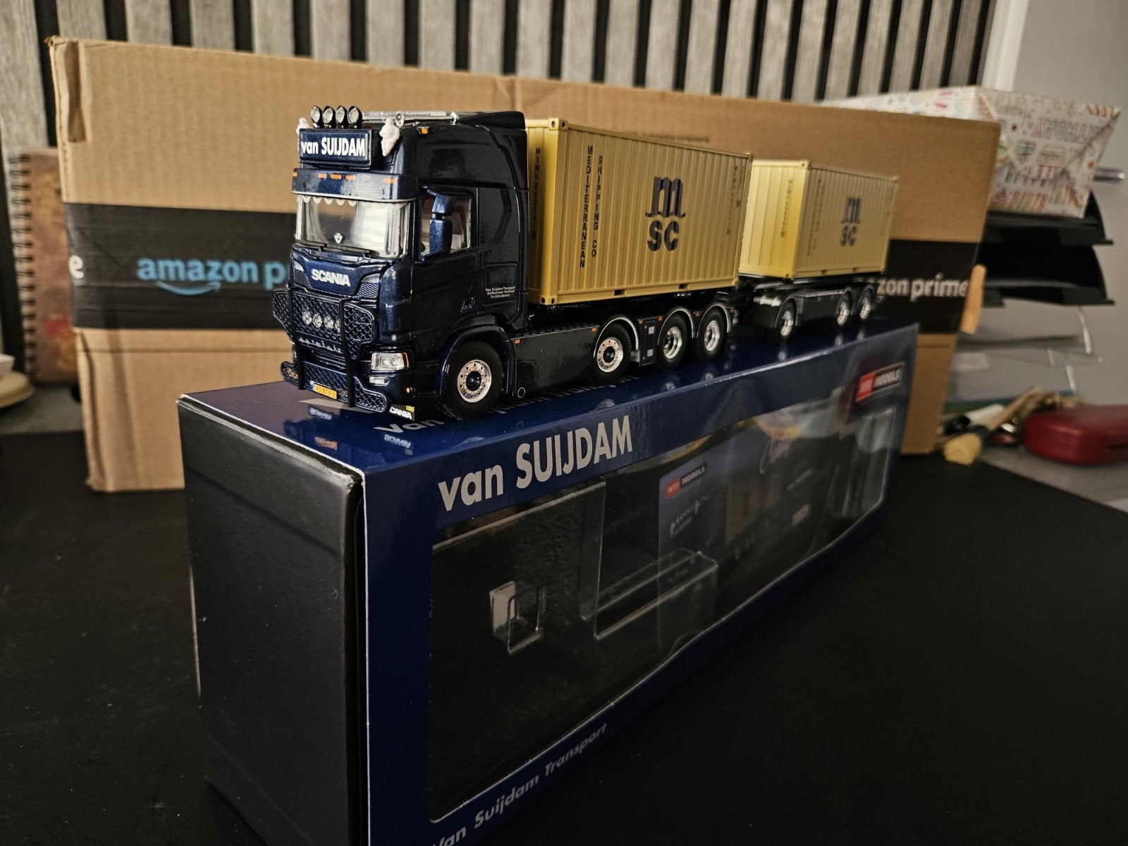 WSI Scania van Suijdam, Ophalen of Verzenden, Zo goed als nieuw, Bus of Vrachtwagen, Wsi