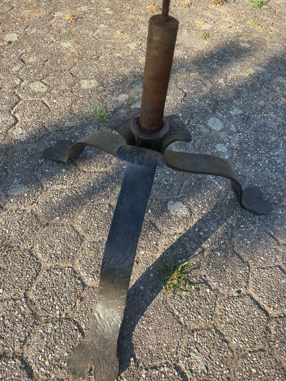 Poot om wagenwiel salontafel te maken, Ophalen, Tafelpoot, Minder dan 50 cm, Gebruikt