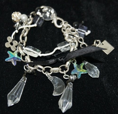 Partij Bijouxtifull armbanden antracite bedels, Overige materialen, Overige kleuren, Nieuw, Ophalen of Verzenden