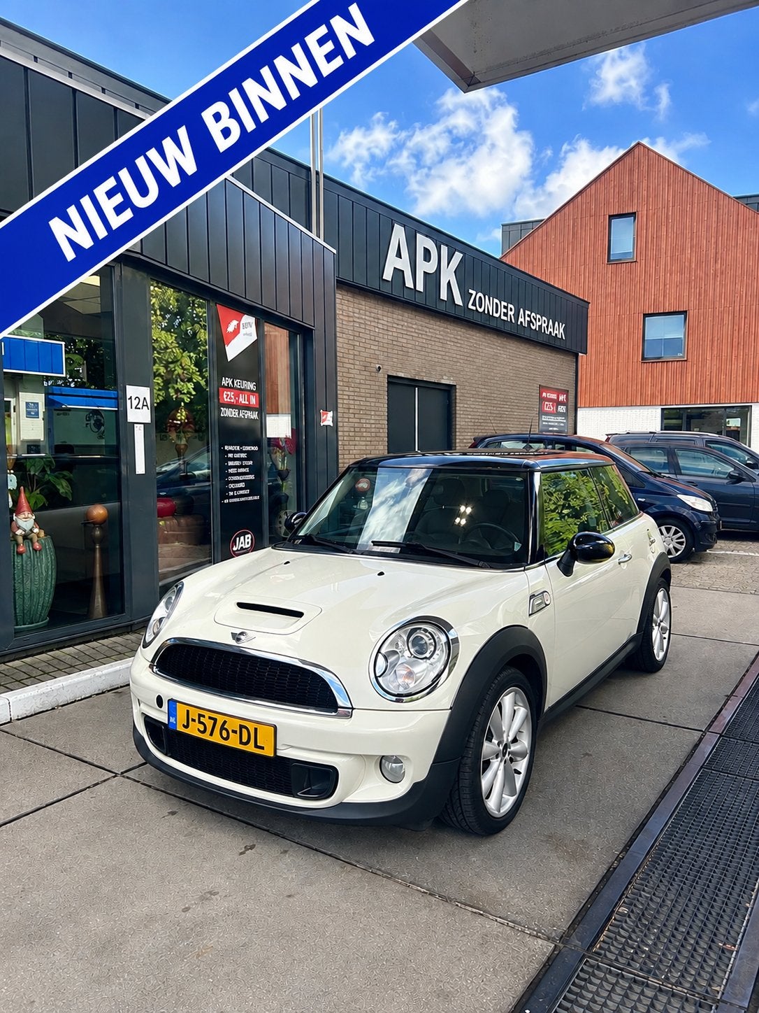 MINI Cooper S 1.6 Turbo | 2011 | J-576-DL, Auto's, 183 pk, 4 stoelen, Wit, Bedrijf