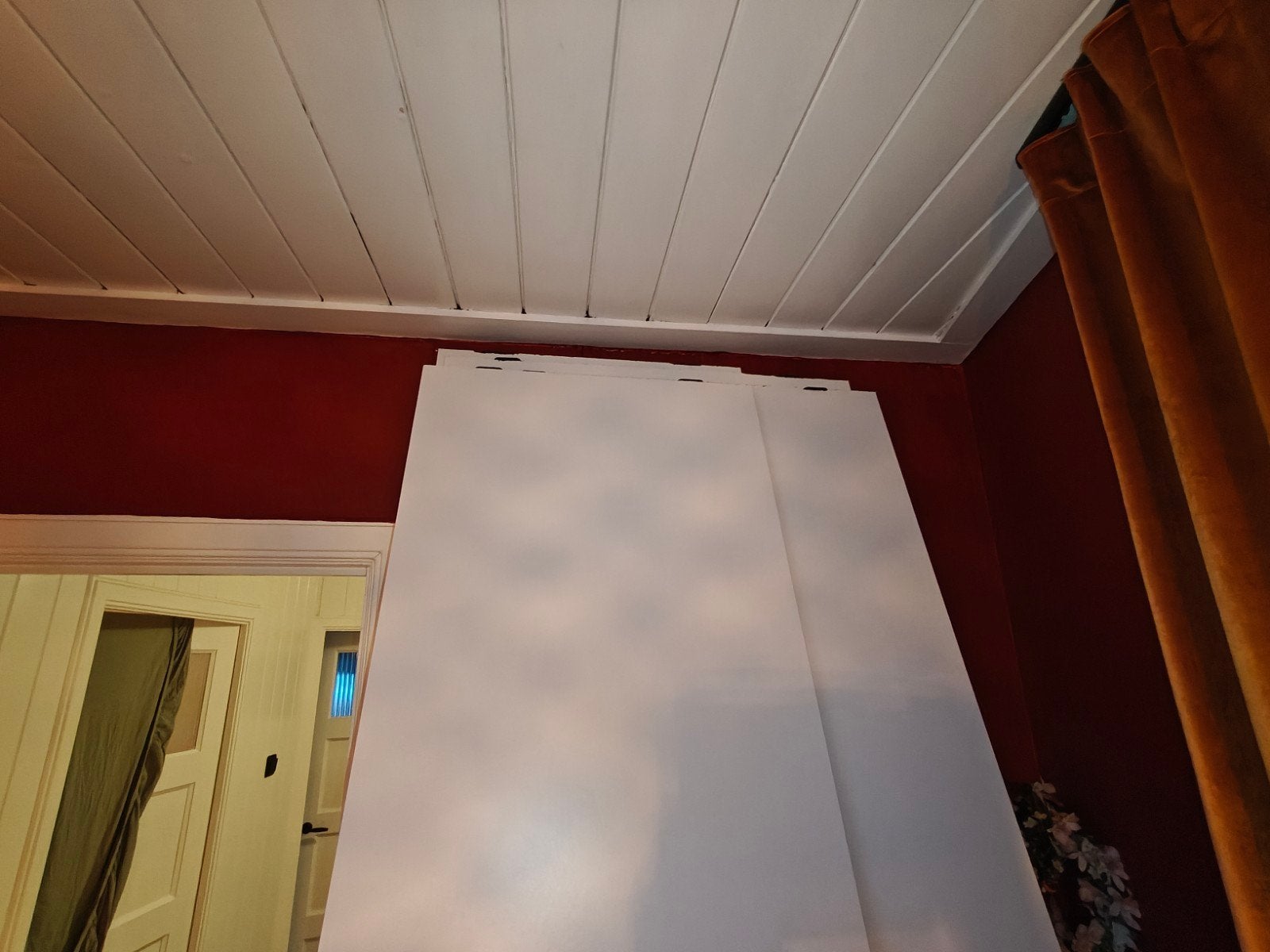 Witte schuifdeuren voor kast (2x 80cm, 2x 60cm), Ophalen, Overige materialen, Gebruikt, 200 cm of meer