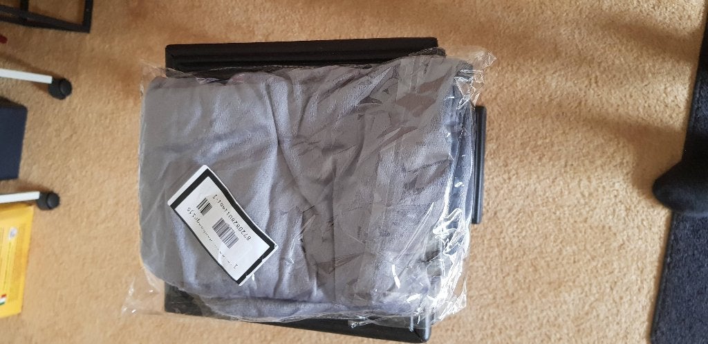Zijslaapkussen grijs met wasbare hoes te koop, Ophalen, Steunkussen, Afneembare hoes, Nieuw