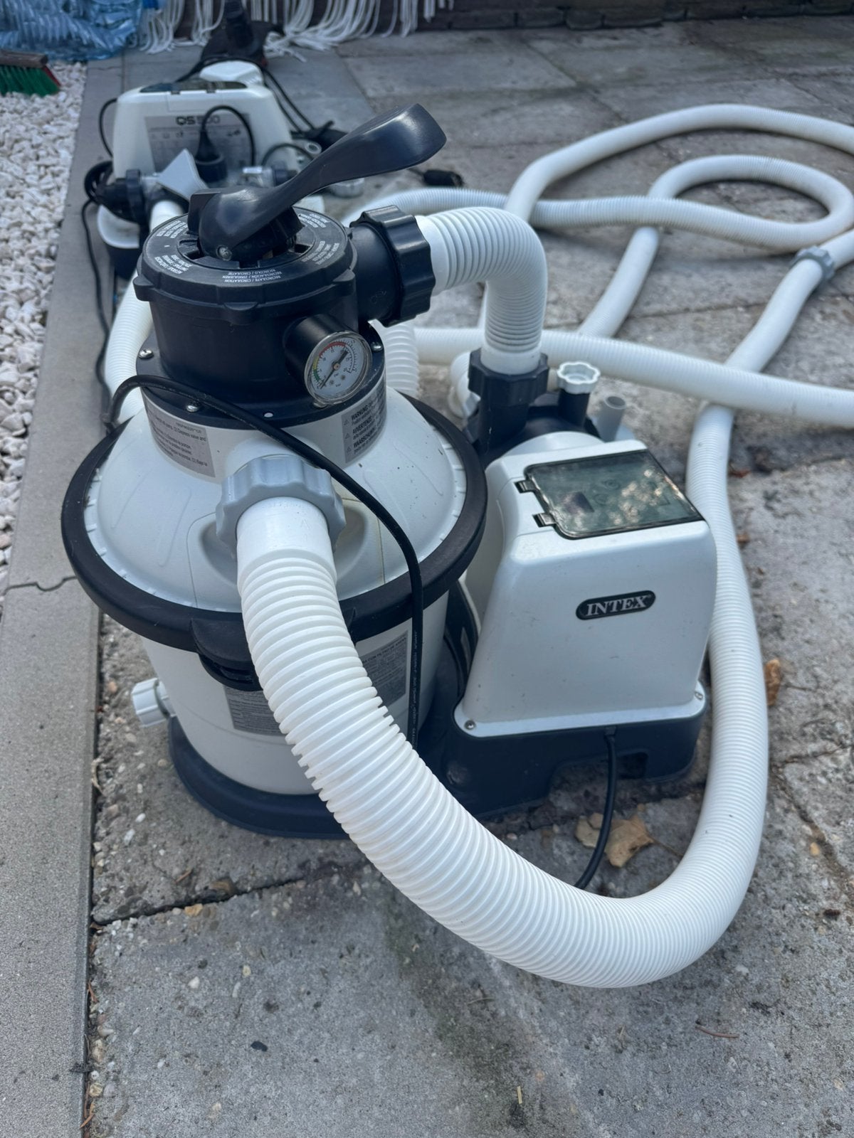 Zoutwater systeem en zandfilter, Tuin en Terras, Ophalen, Zo goed als nieuw