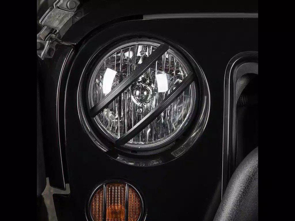 Rugged Ridge Jeep Wrangler JK Headlight Guard, Auto-onderdelen, Verlichting, Ophalen of Verzenden, Gebruikt, Jeep