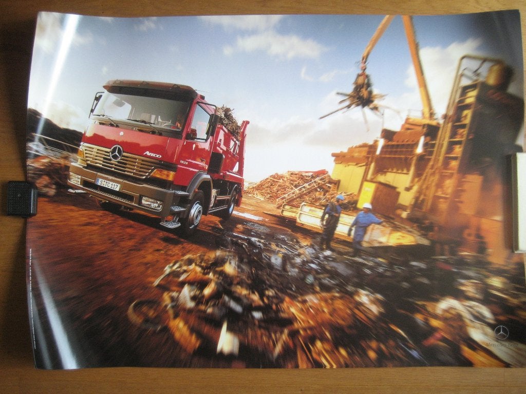 posters Mercedes-Benz Atego 1828, Ophalen of Verzenden, Nieuw, Mercedes