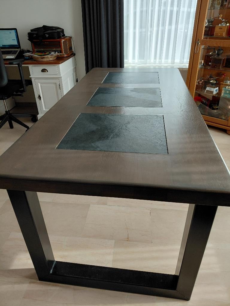 eetkamer tafel, Ophalen, Gebruikt, Eikenhout, 50 tot 100 cm