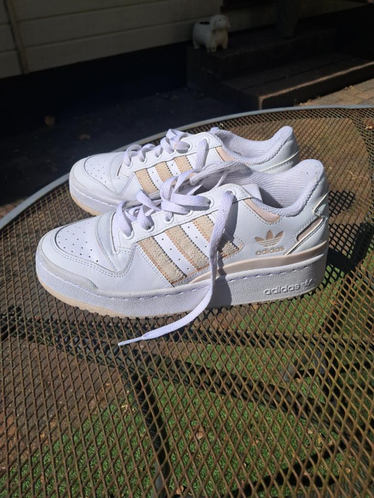 Adidas Forum Low sneakers wit/beige, Ophalen, Adidas, Wit, Sneakers of Gympen