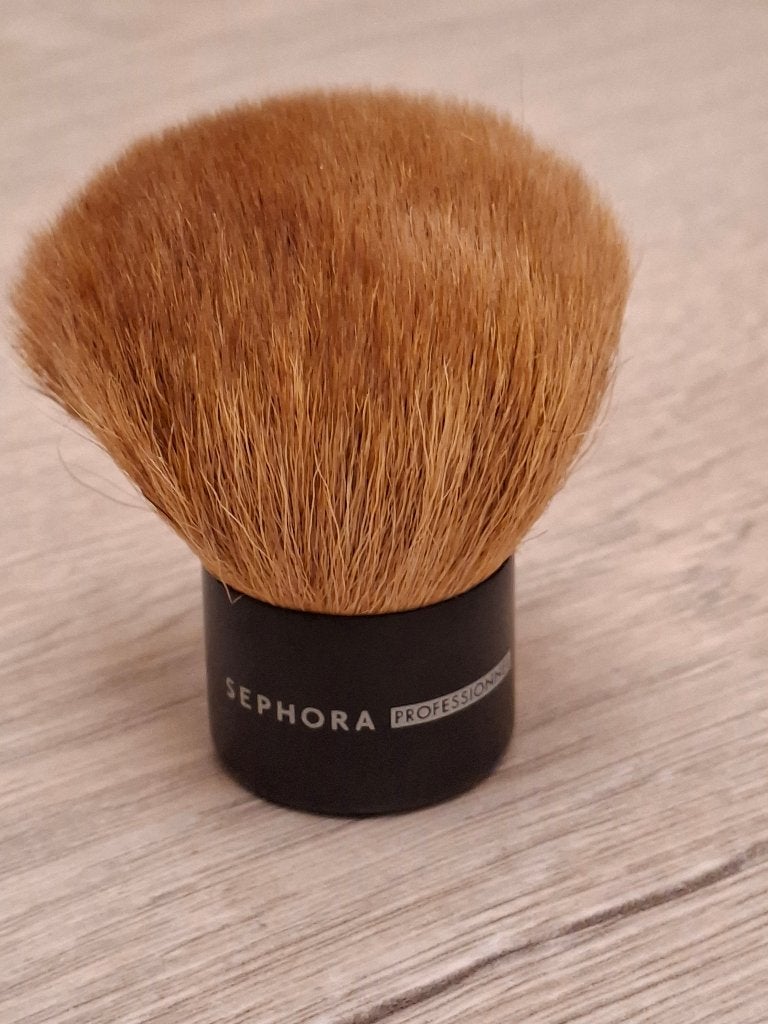 SEPHORA kabuki make-up kwast N 50, Gehele gezicht, Zwart, Ophalen of Verzenden, Zo goed als nieuw