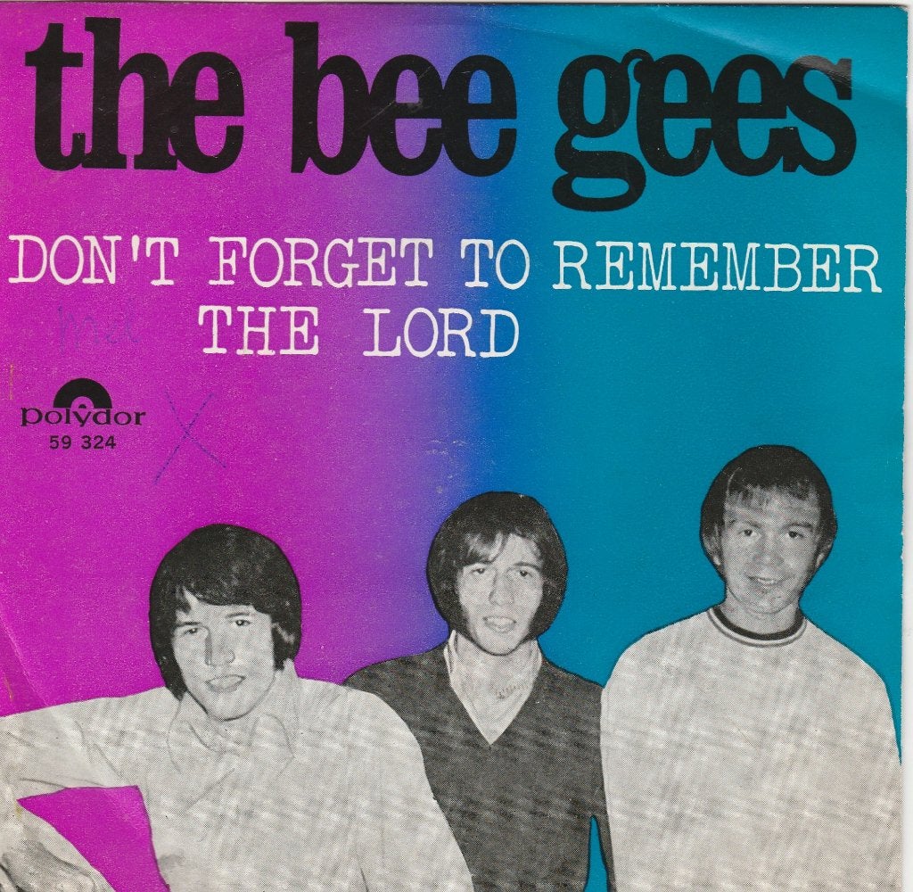 The Bee Gees - Don't Forget To Remember -FOTOHOES - 1969, Ophalen, Gebruikt, Pop