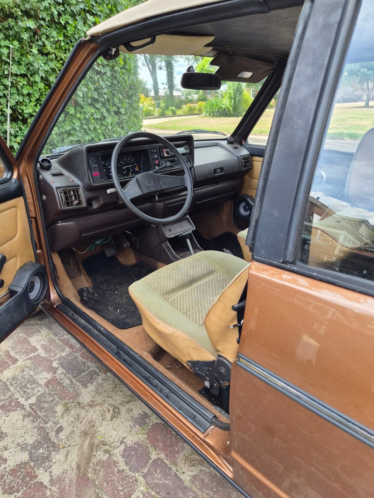 Volkswagen Golf 1, bouwjaar 1982 cabrio, barnfind nieuw apk, foto 7