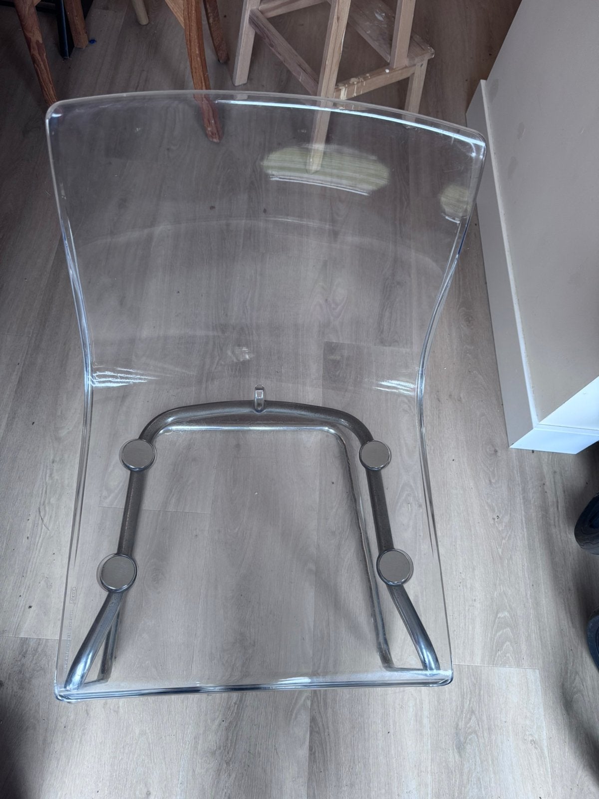 Ikea eetkamerstoel Tobias, Huis en Inrichting, Stoelen, Ophalen, Zo goed als nieuw, Wit, Eén