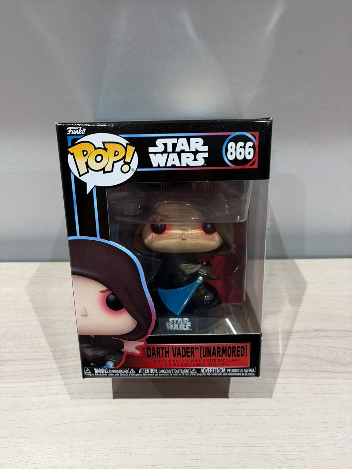 Funko Pop! Star Wars #866 – Darth Vader (Unarmored) – Vinyl, Funko Europe, Ophalen of Verzenden, Zo goed als nieuw, 4th floor, 1 Queen Caroline St, London W6 9YN, Verenigd Koninkrijk