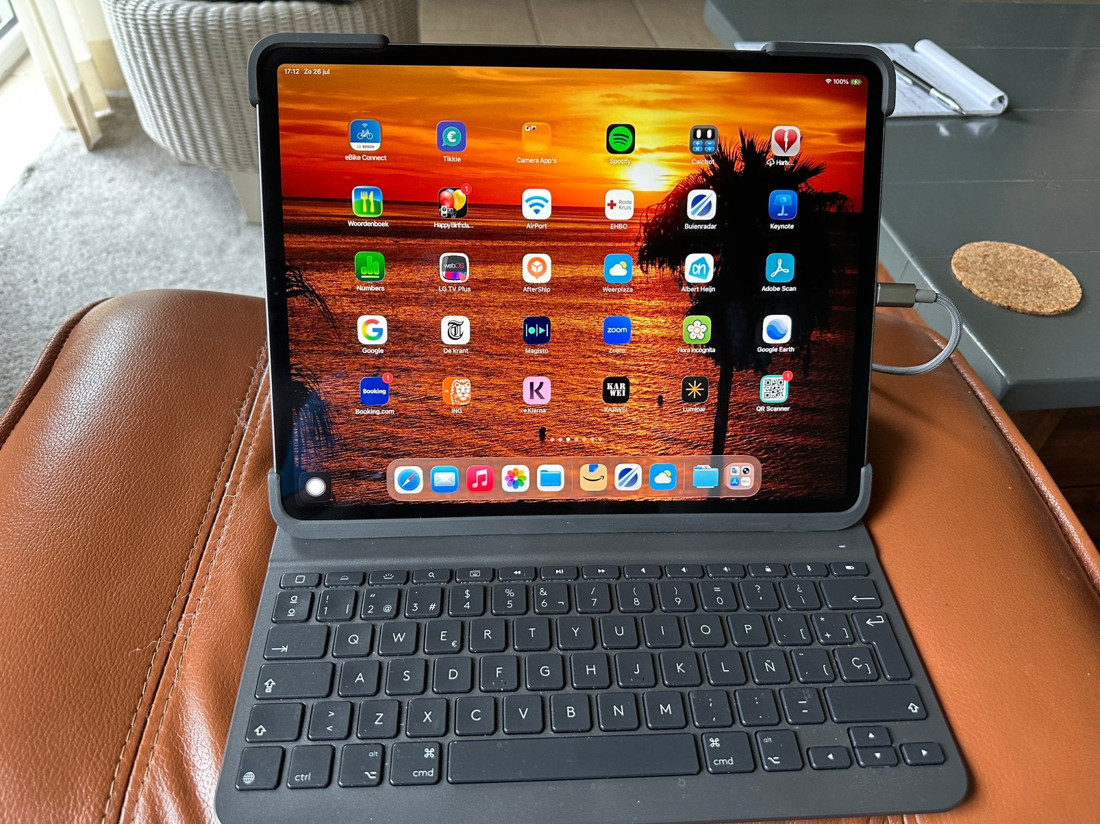 Apple Ipad Pro 12,9 inch 256 gb 3é gen, Computers en Software, Apple iPads, Apple iPad, Zwart, 12 inch, Ophalen of Verzenden