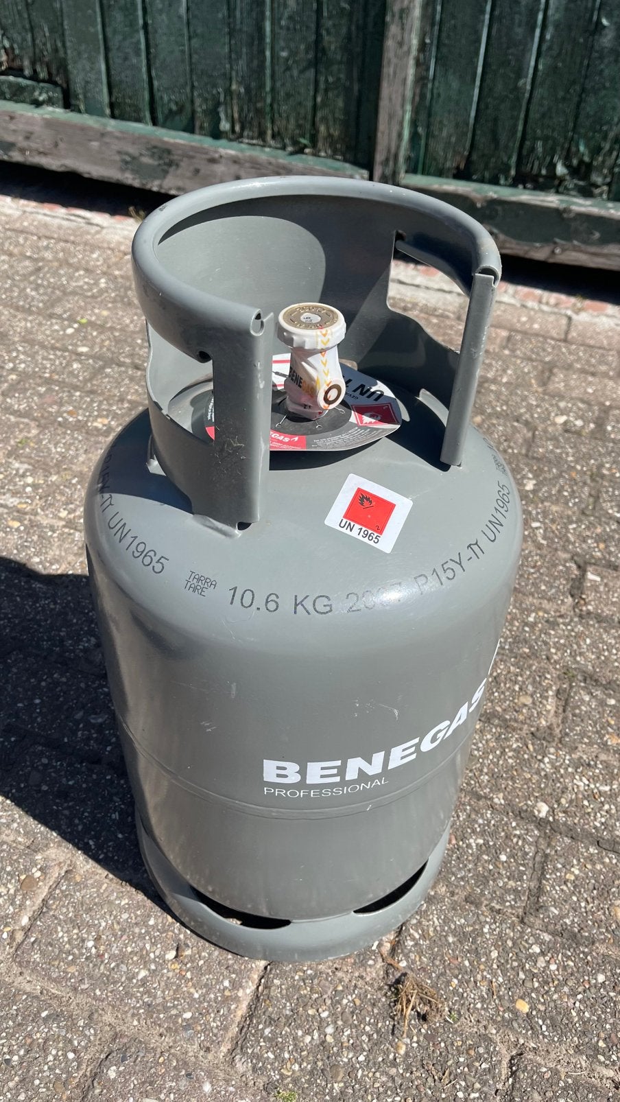 Benegas propaan gasfles 10,5 kg NIEUW verzegeld, Ophalen, Zo goed als nieuw