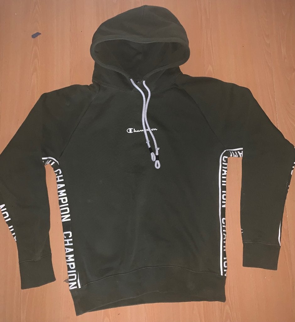 Champion groene hoody mt S, Champion, Ophalen of Verzenden, Zo goed als nieuw, Groen