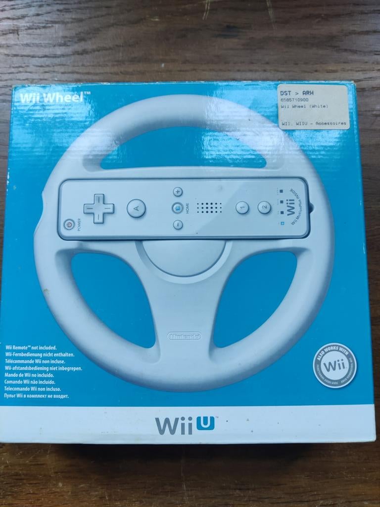 Wii Wheel voor Nintendo Wii en Wii U - Wit, Ophalen of Verzenden, Zo goed als nieuw