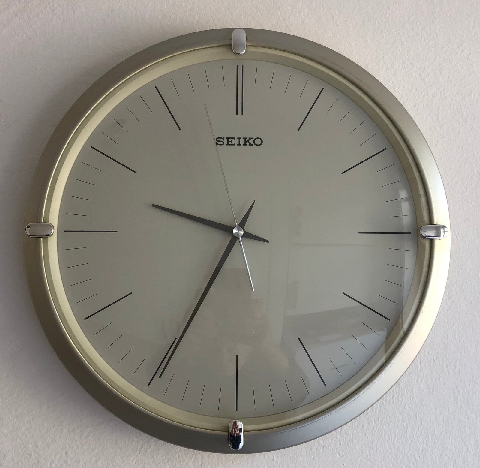 Vintage SEIKO keuken wandklok |  Ø35 cm | jaren 80, Huis en Inrichting, Woonaccessoires | Klokken, Ophalen of Verzenden, Zo goed als nieuw