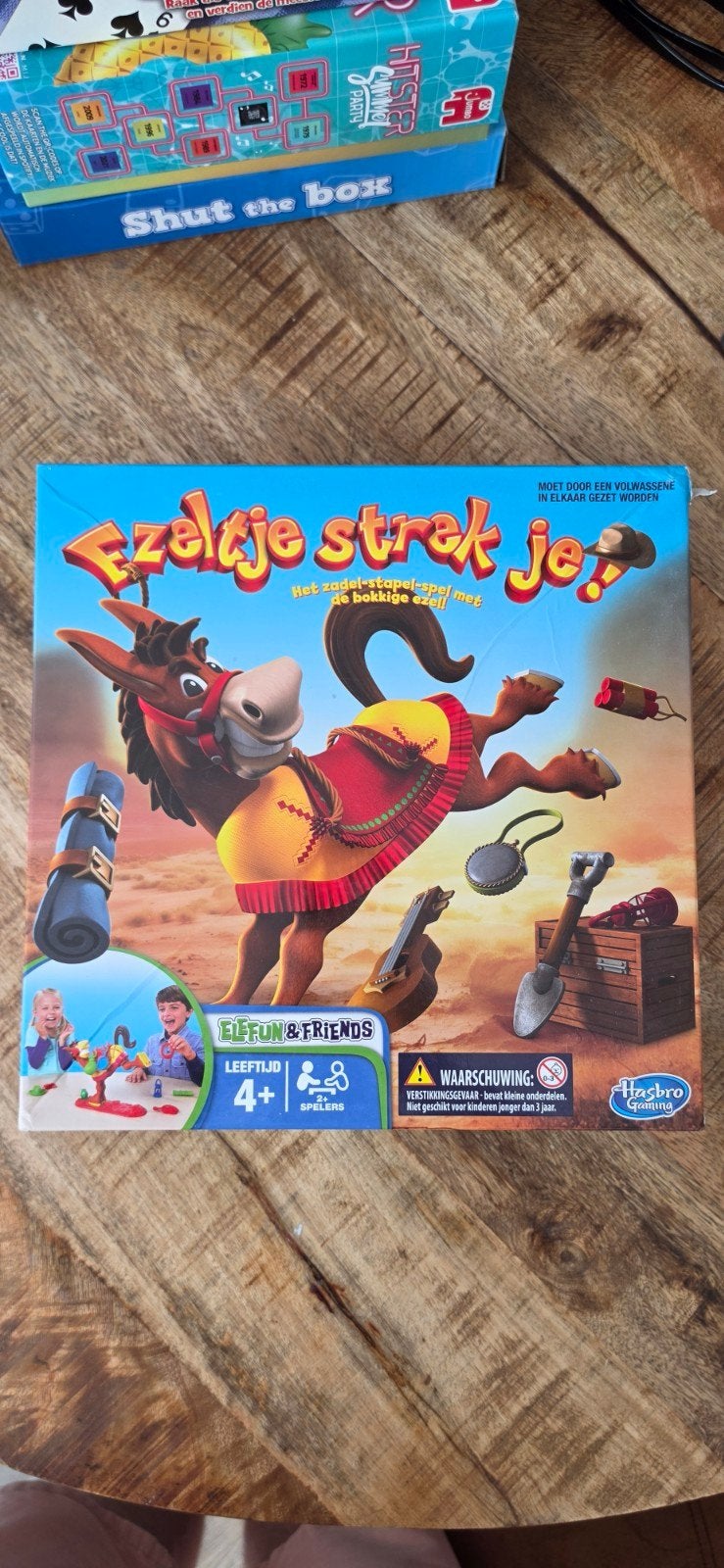 Ezeltje Strekje! Hasbro bordspel voor kinderen, Een of twee spelers, Ophalen of Verzenden, Gebruikt, Hasbro